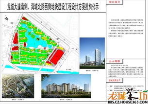 龍城大道南側、灣城北路西側地塊建設工程設計方案批前公示